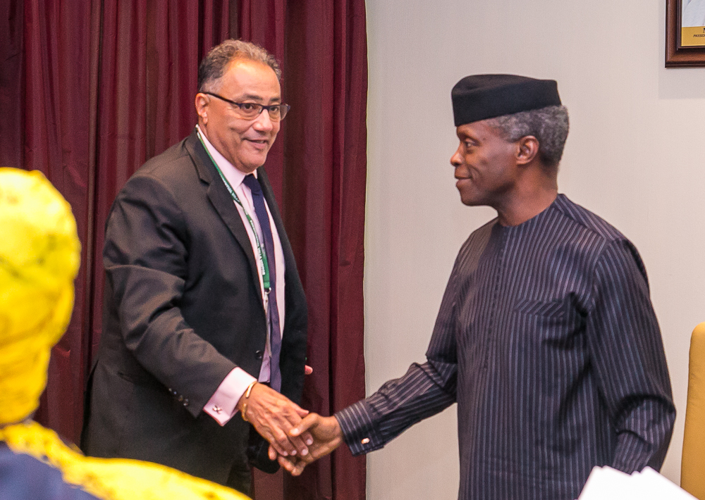 VP Osinbajo Receives Delegation Of World Bank In Nigeria On 02/08/2018