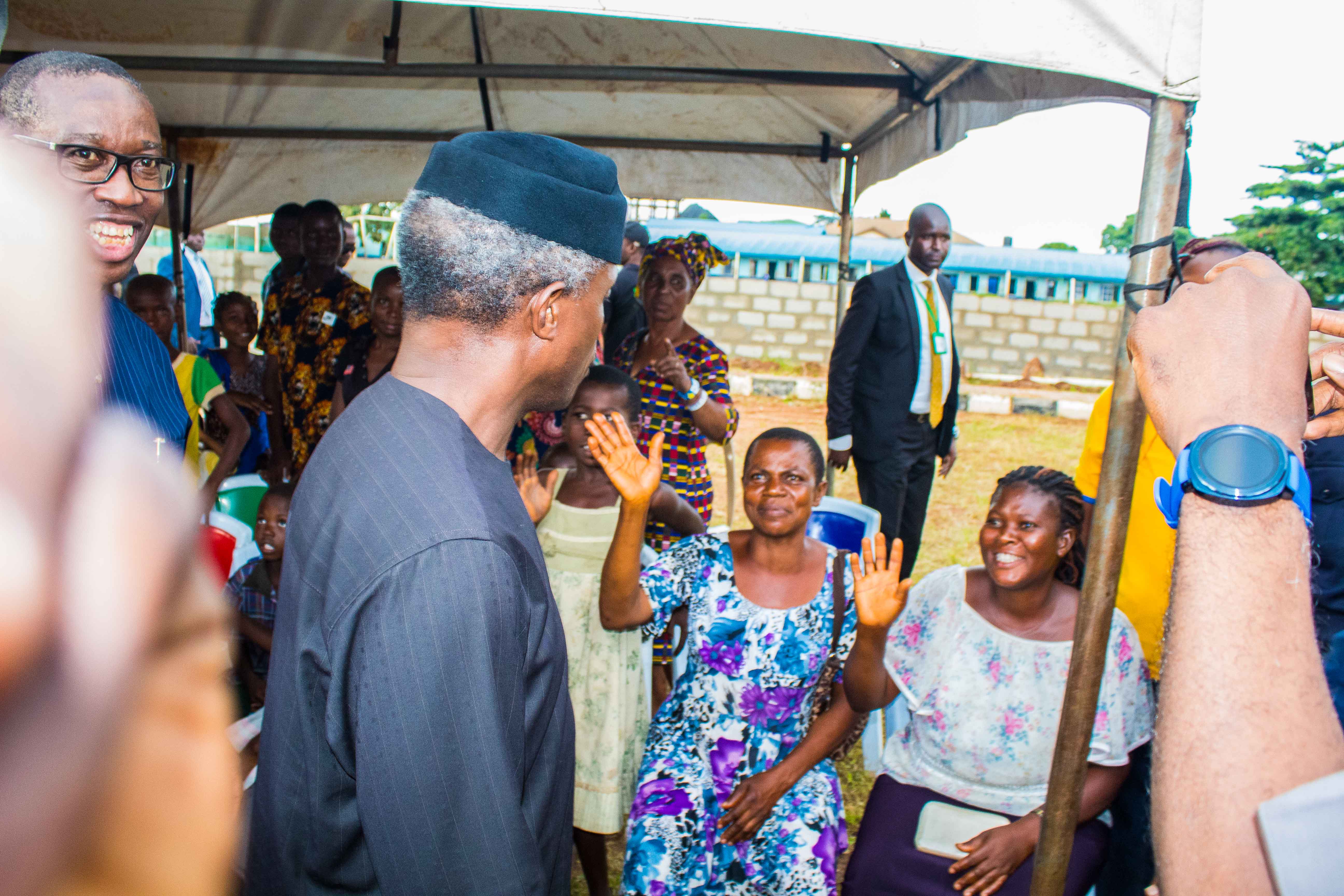 We Will Deploy More Resources To Ease Your Sufferings, VP Osinbajo Assures Communities Ravaged By Floods In Anambra, Delta, Niger