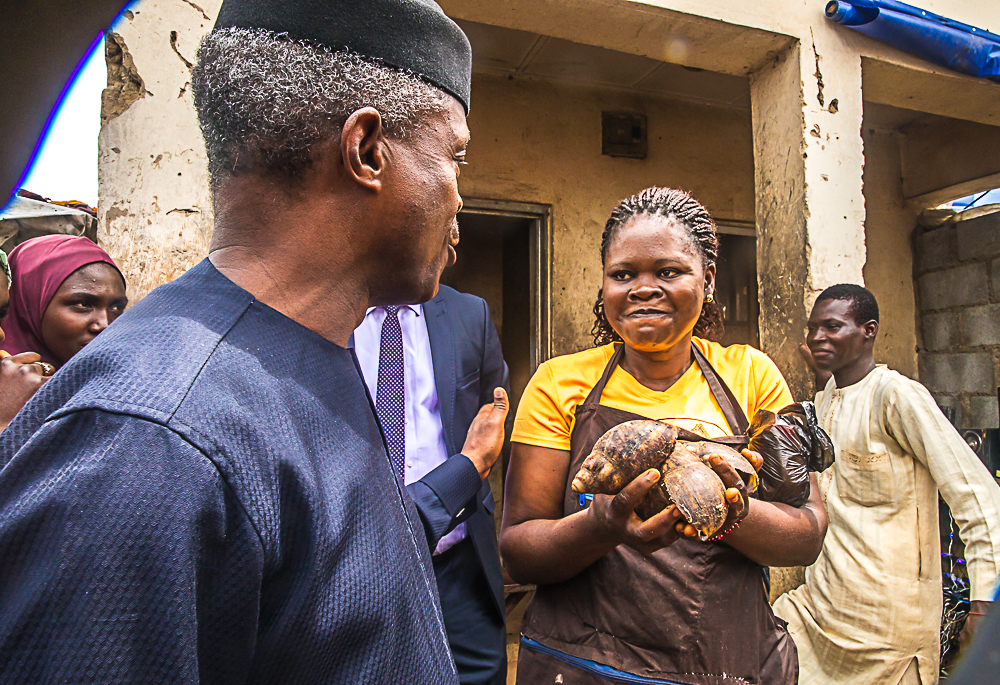 Trader Moni Spreading: VP Osinbajo Launches N10,000 Collateral Free Loans To Petty Traders In Abuja