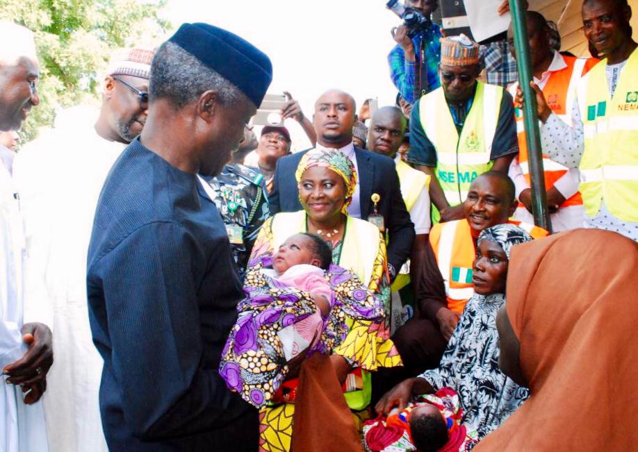 VP Osinbajo Visits Zungeru, Niger State For Inspection Of The Flood Affected Areas On 19/09/2018