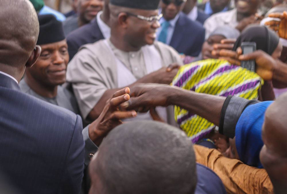 VP Osinbajo Visits Koton Karfe, Kogi State For Inspection Of Areas Affected By Flood On 24/09/2018