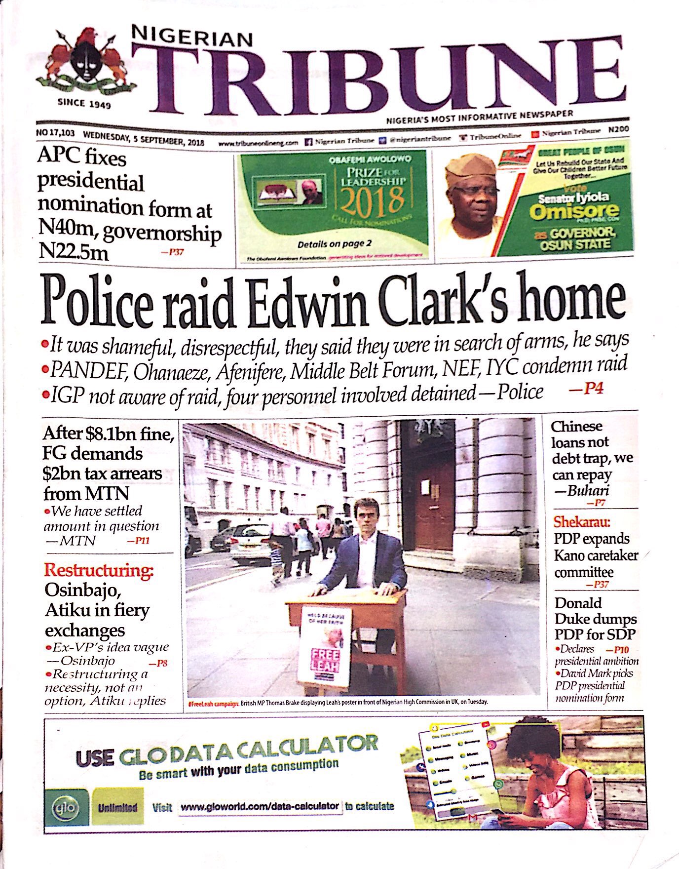 Nigerian Tribune 