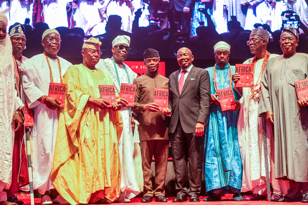 VP Osinbajo Attends The Launch Of Jim Ovia’s Book “Africa Rise And Shine”  On 17/09/2018