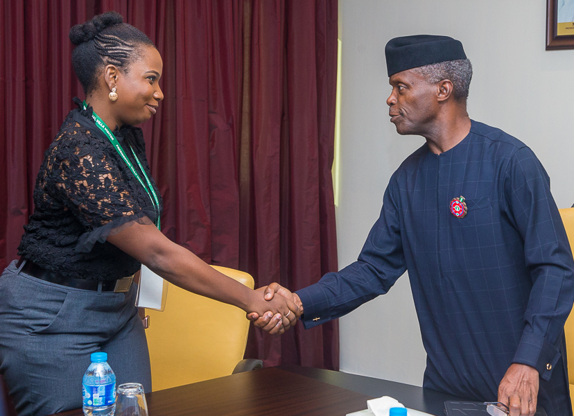VP Osinbajo Receives Delegation From Pearls Africa Foundation On 21/11/2018
