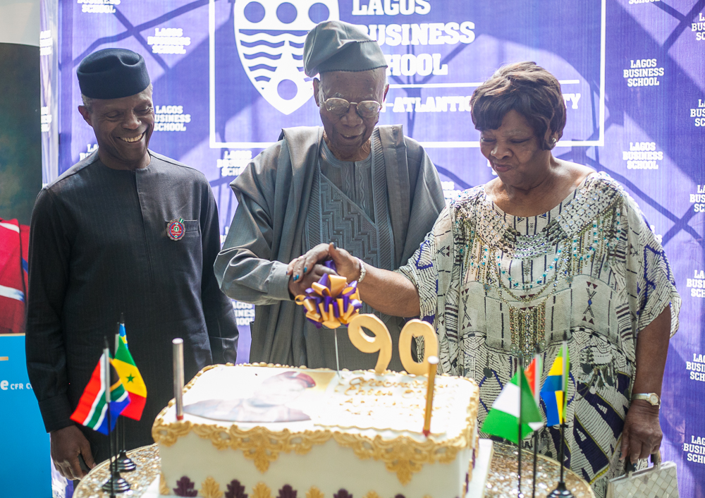 VP Osinbajo Declares Open Olu Akinkugbe Business Law In Africa Fellowship Conference, Marking The 5th Fellowship Anniversary & 90th Birthday Of Chief Olu Akinkugbe On 29/11/2018