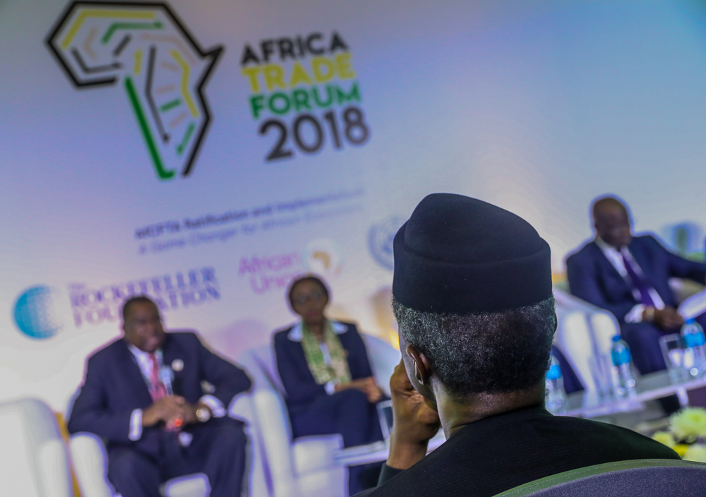 FG Committed To Promoting Intra-African Trade For Development, Says VO Osinbajo At African Trade Forum