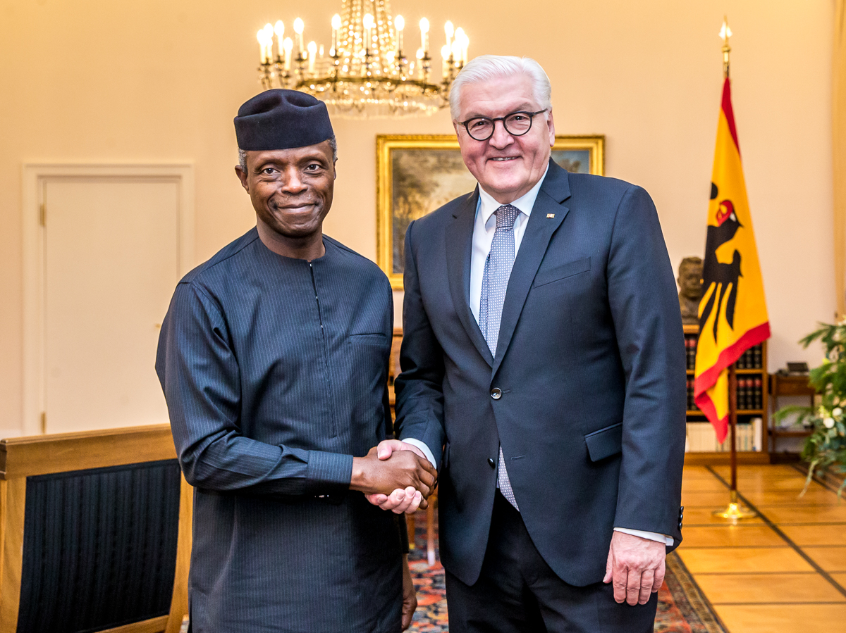 VP Osinbajo Visits Petkus, Agricultural/Seed Processing Firm & Paid Courtesy Visit To President Walter Steinmeier Of Germany On 11/12/2018