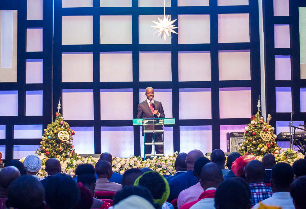 VP Osinbajo Worships At RCCG, The New House Parish, Lagos On 23/12/2018