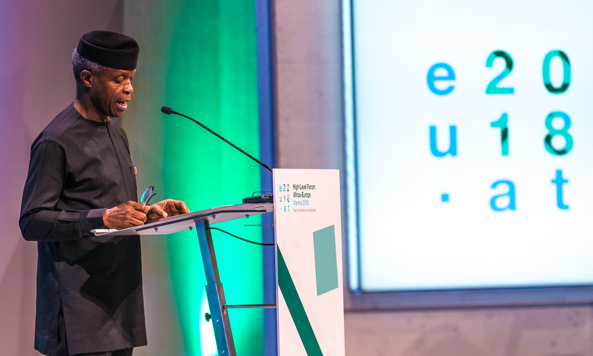 VP Osinbajo Attends 2018 Africa-Europe High-level Forum In Vienna, Austria On 18/12/2018
