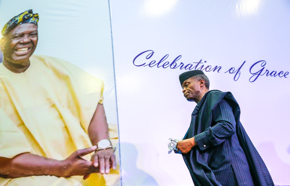 VP Osinbajo Graces 80th Birthday Celebration Of Chief Bisi Akande In Ibadan On 16/01/2019