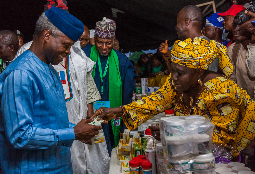 VP Osinbajo Visits Minna, Niger State, Launches MSMEs Clinics; Visits Gwari Market & Kure Market On 12/01/2019