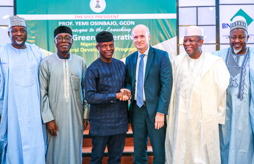 VP Osinbajo launches “The Green Imperative” On 17/01/2019