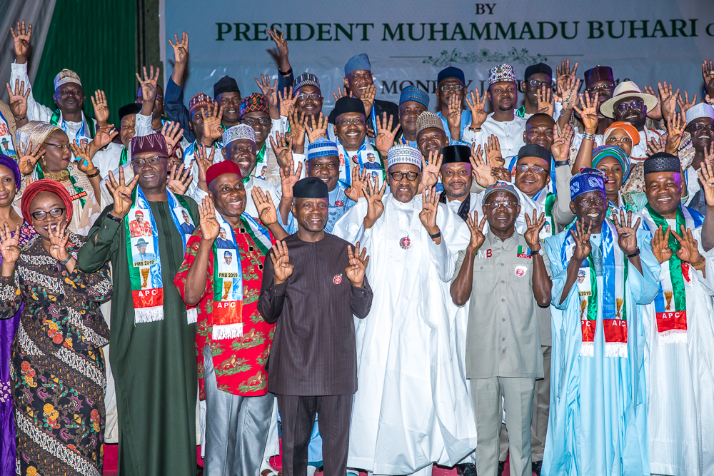President Buhari Inaugurates APC Presidential Campaign Council On 07/01/2019