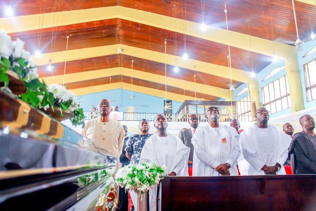 VP Osinbajo Attends The Funeral Service Of Dr. Frederick Fasehun On 10/01/2019