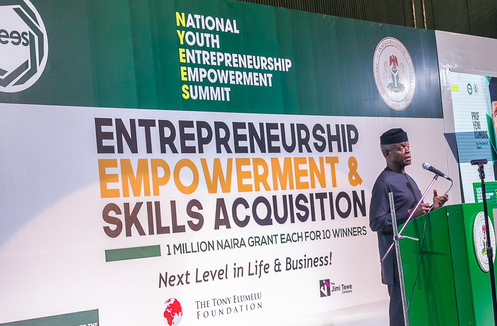 VP Osinbajo Attends The National Youth Entrepreneurship Empowerment Summit On 23/05/2019