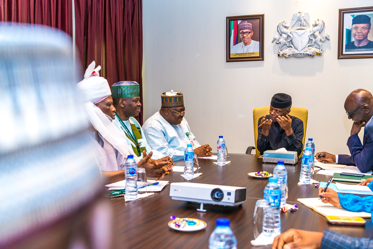 VP Osinbajo Holds Meeting With Gbagyi Abuja Community & Political Leaders At State House On 13/05/2019