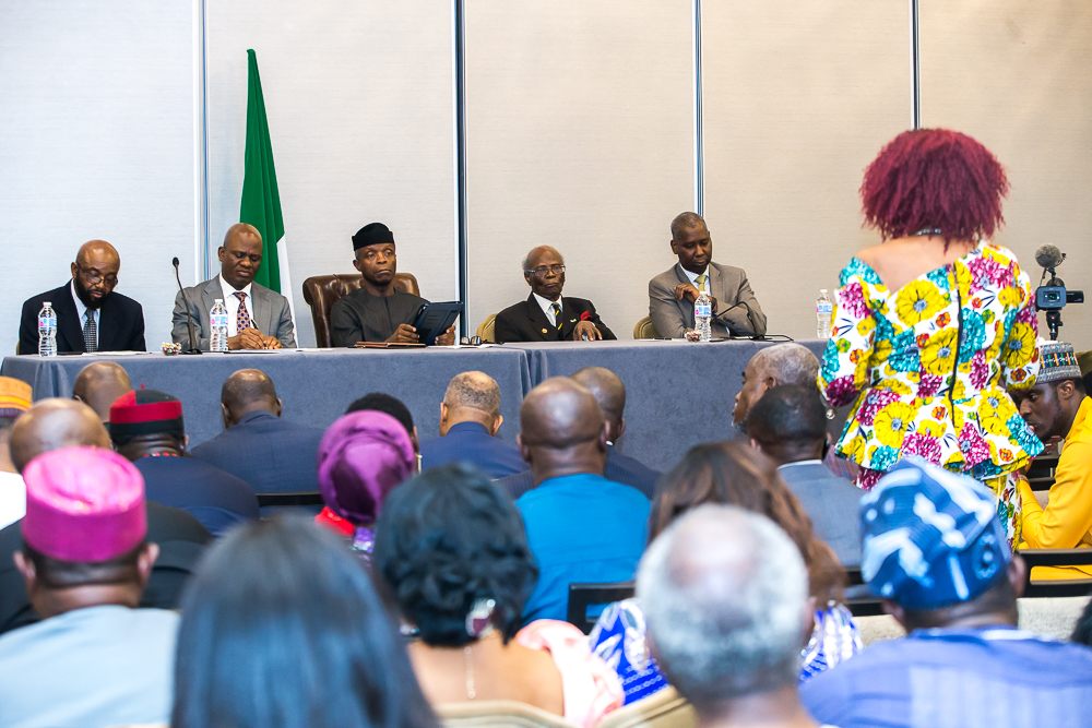 VP Osinbajo Reassures Nigerians In Diaspora Of Buhari Administration’s Determination To Secure Country & Prosper The People