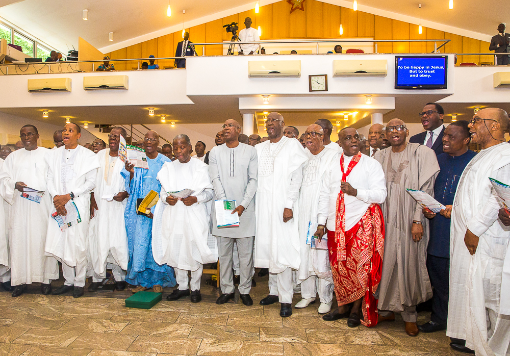 VP Osinbajo Attends Special Father’s Day Service At State House Chapel On 16/06/2019