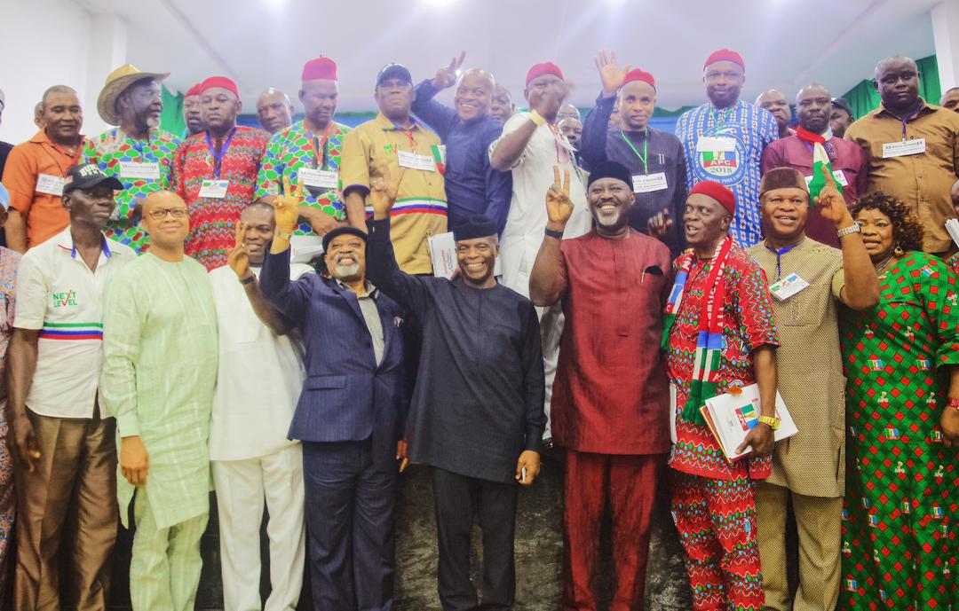 VP Osinbajo Attends APC Stakeholders’ Meeting In Awka, Anambra State On 26/07/2019