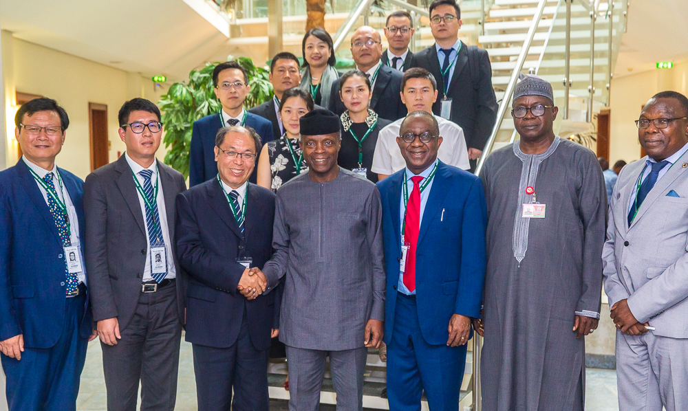 VP Osinbajo Receives Delegation Of Chinese Investors & African Development Bank (AfDB) Group On 06/08/2019