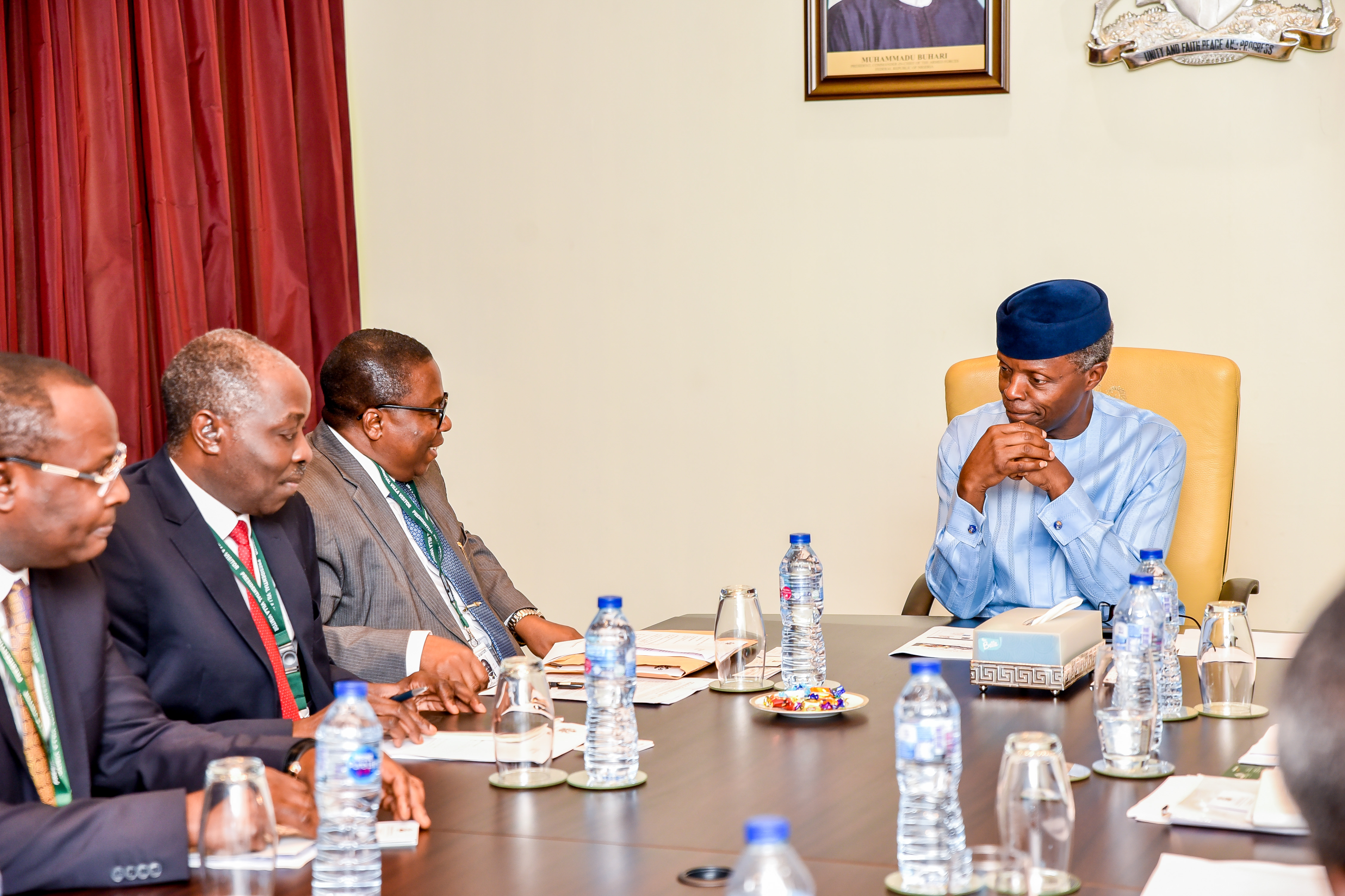 VP Osinbajo Meets With Stakeholders In Housing Sector On 18/09/2019