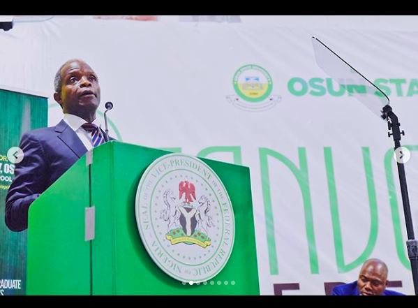 VP Osinbajo Attends 8th Convocation Lecture Of Osun State University On 21/09/2019