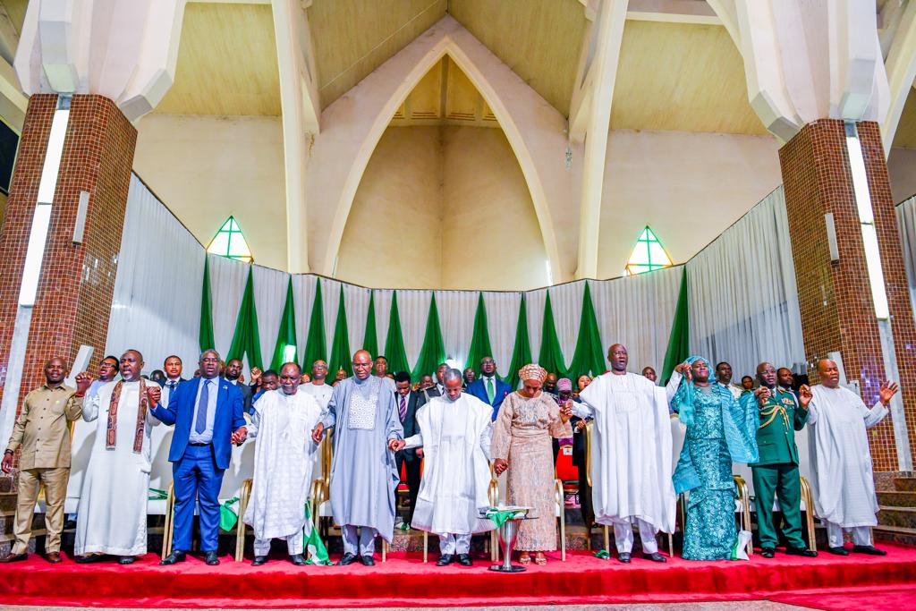 VP Osinbajo Attends The 59th Independence Day Interdenominational Church Service On 29/09/2019