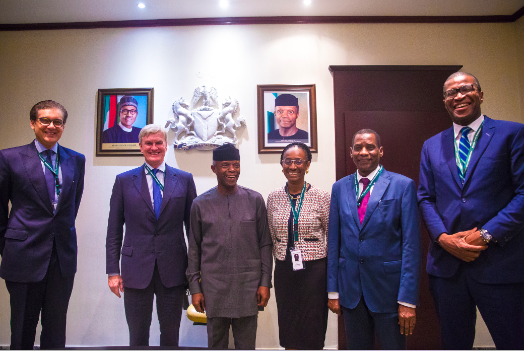 VP Osinbajo Meets With Delegation From Citibank Nigeria Led By CEO Of Citigroup, David Livingstone On 07/10/2019