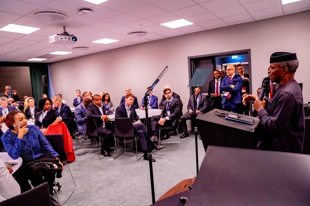 VP Osinbajo Meets With Nordic Investors And Company CEOs In Norway On 08/10/2019