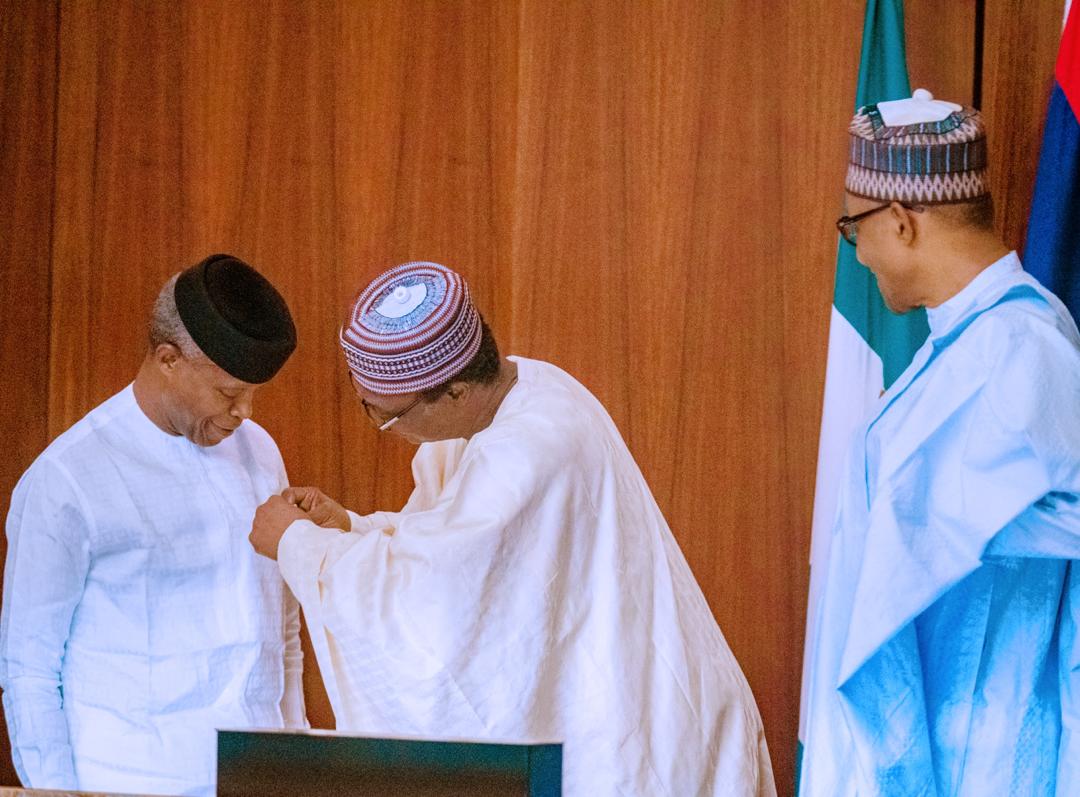 President Buhari Launches 2020 Armed Forces Remembrance Emblem & Presides Over FEC On 16/10/2019