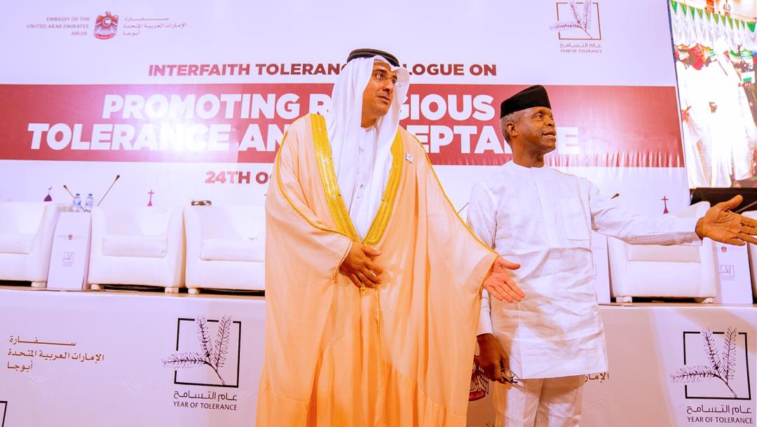 VP Osinbajo Attends Interfaith Dialogue On Promoting Religious Tolerance & Acceptance On 24/10/2019