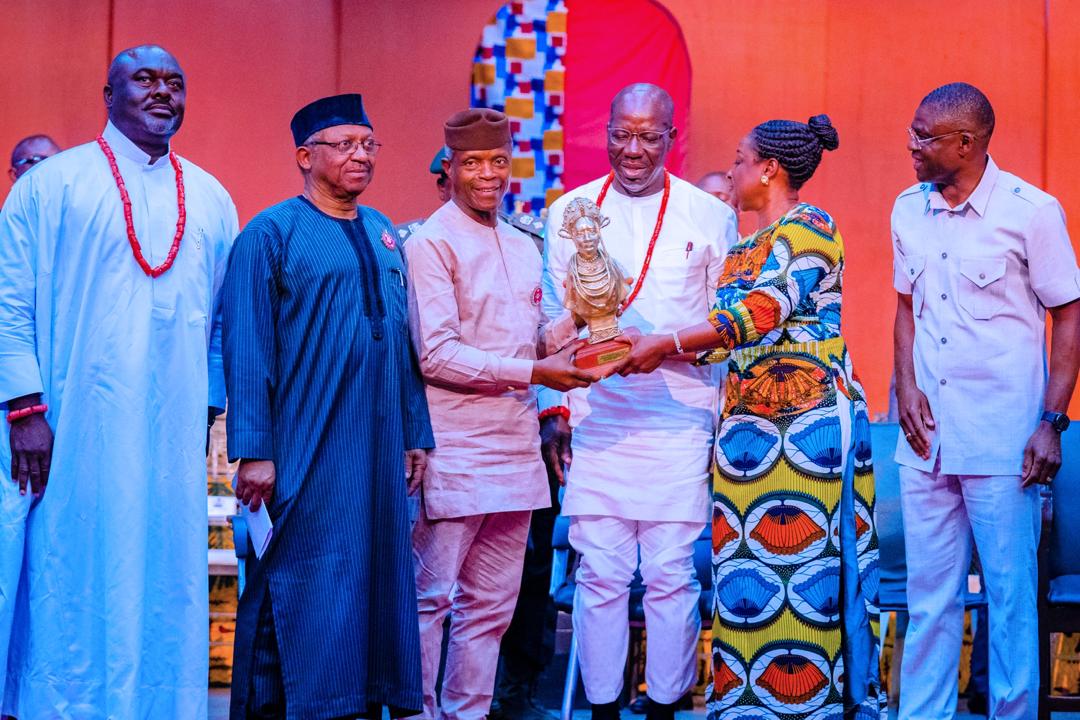 VP Osinbajo In Edo State For The 2019 NAFEST Cultural Festival & Tour Of The National Museum On 25/10/2019