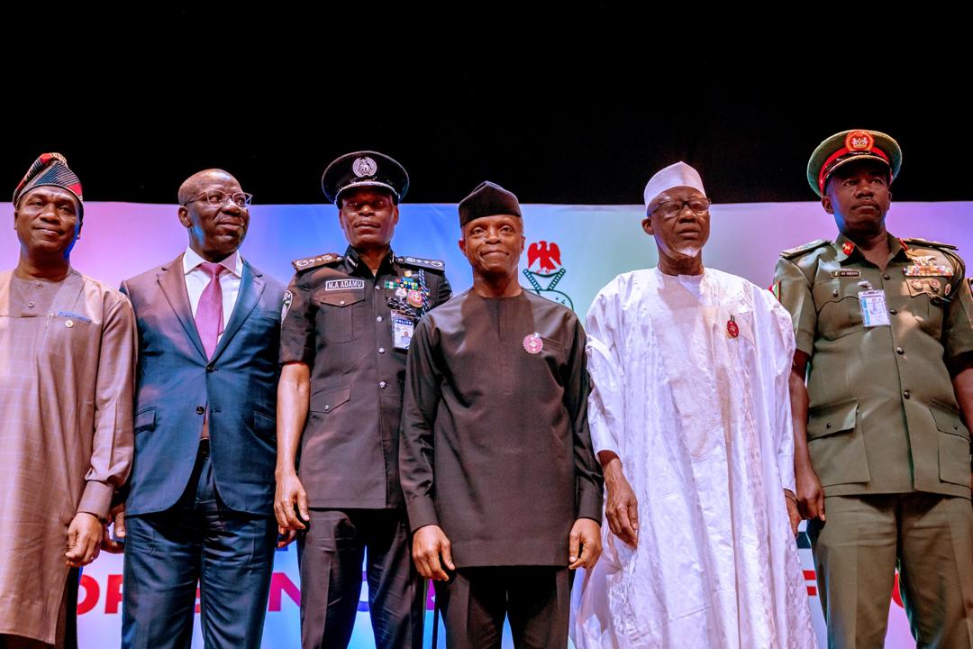 VP Osinbajo Attends 3-day Conference & Retreat For Strategic leadership Officers Of The Nigeria Police Force On 28/10/2019