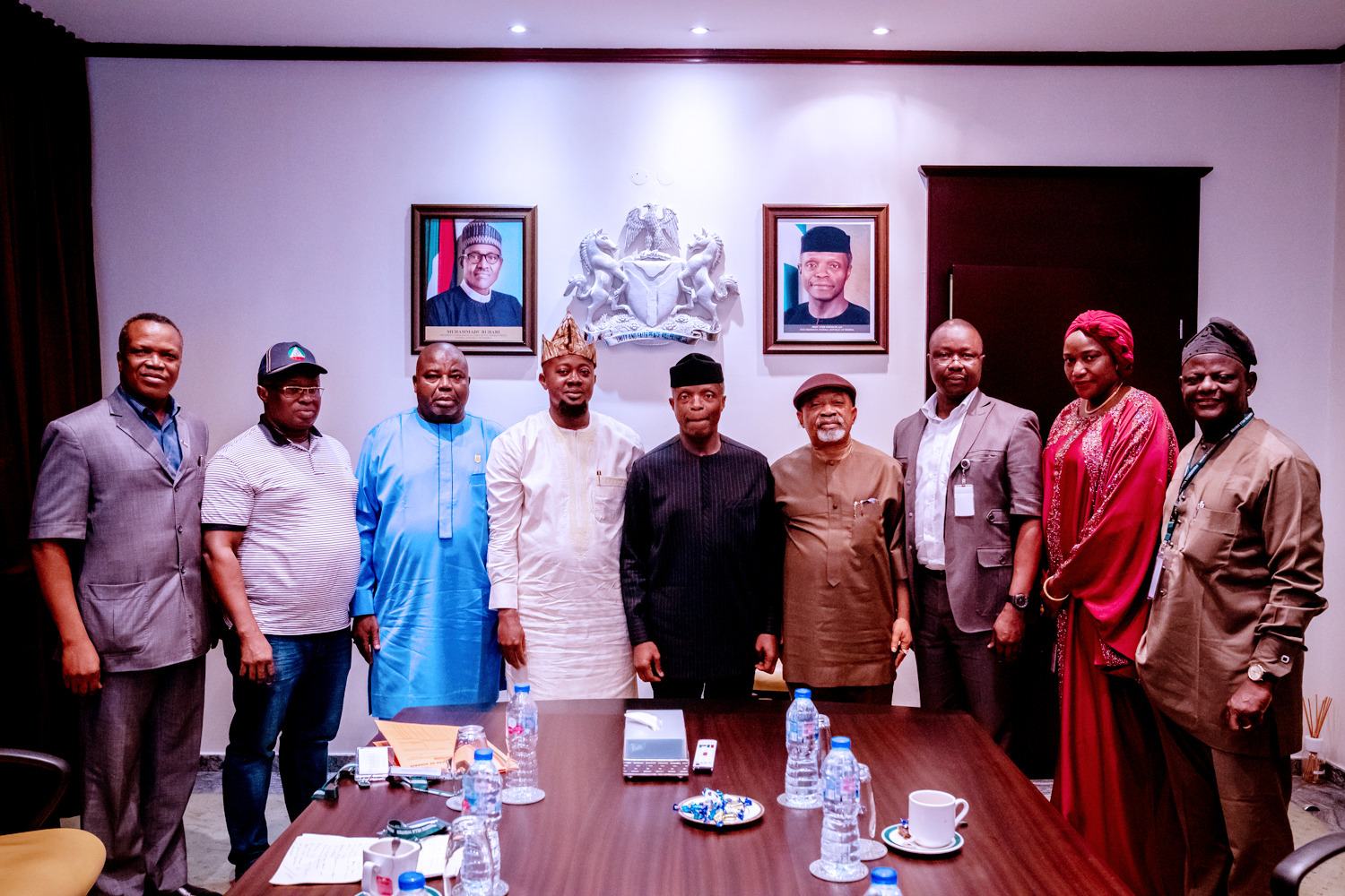 VP Osinbajo Receives Delegation From The Trade Union Congress On 03/10/2019