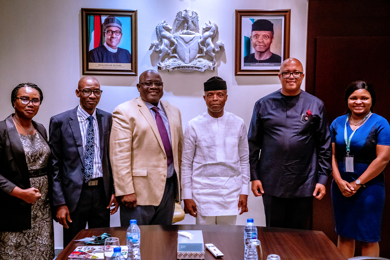 VP Osinbajo Meets With Delegation From Nigeria Centre For Disease Control On 02/10/2019