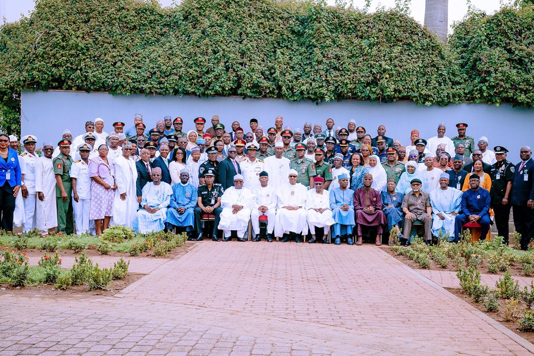 Presidential Parley With Participants Of The Senior Executives Course 41, 2019 Of NIPSS Kuru On 22/11/2019