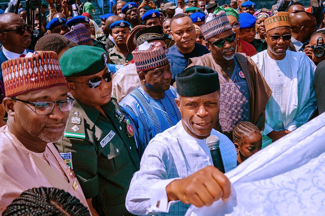 VP Osinbajo Launches & Flags Off The Use Of Toilet Campaign, To Eradicate Open Defecation In Nigeria On 19/11/2019