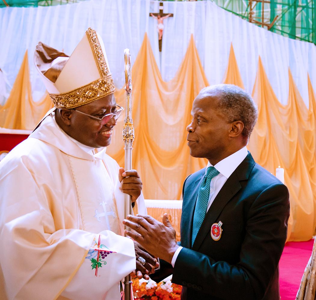 VP Osinbajo Graces Installation Of Archbishop Ignatius Ayau Kaigama As Catholic Archbishop Of Abuja On 05/12/2019