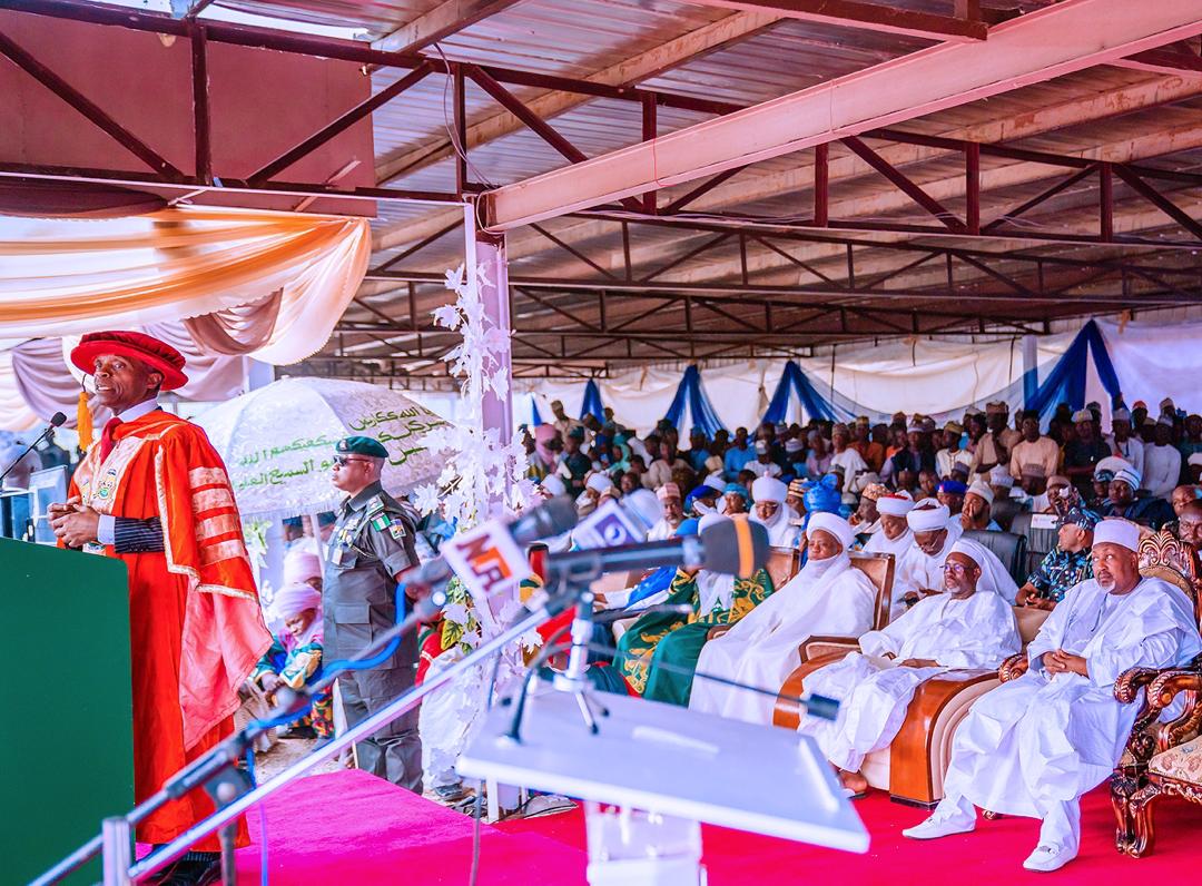VP Osinbajo Delivers 5th Convocation Lecture At The Federal University Of Dutse, Jigawa State On 21/02/2020