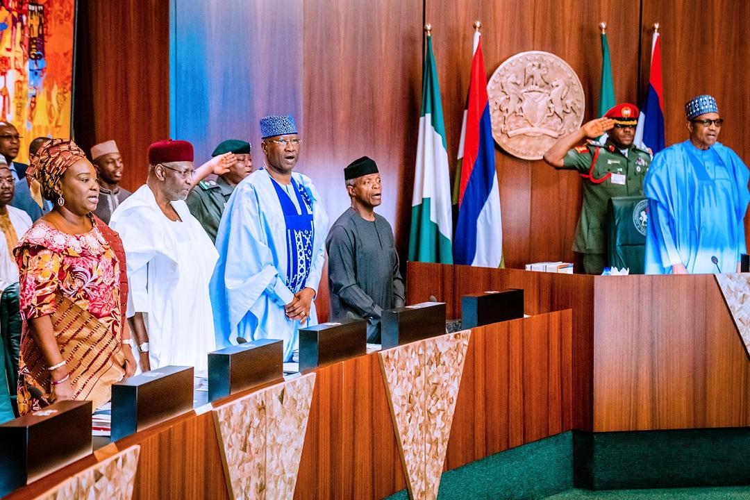 President Buhari Presides Over The Federal Executive Council Meeting On 19/02/2020