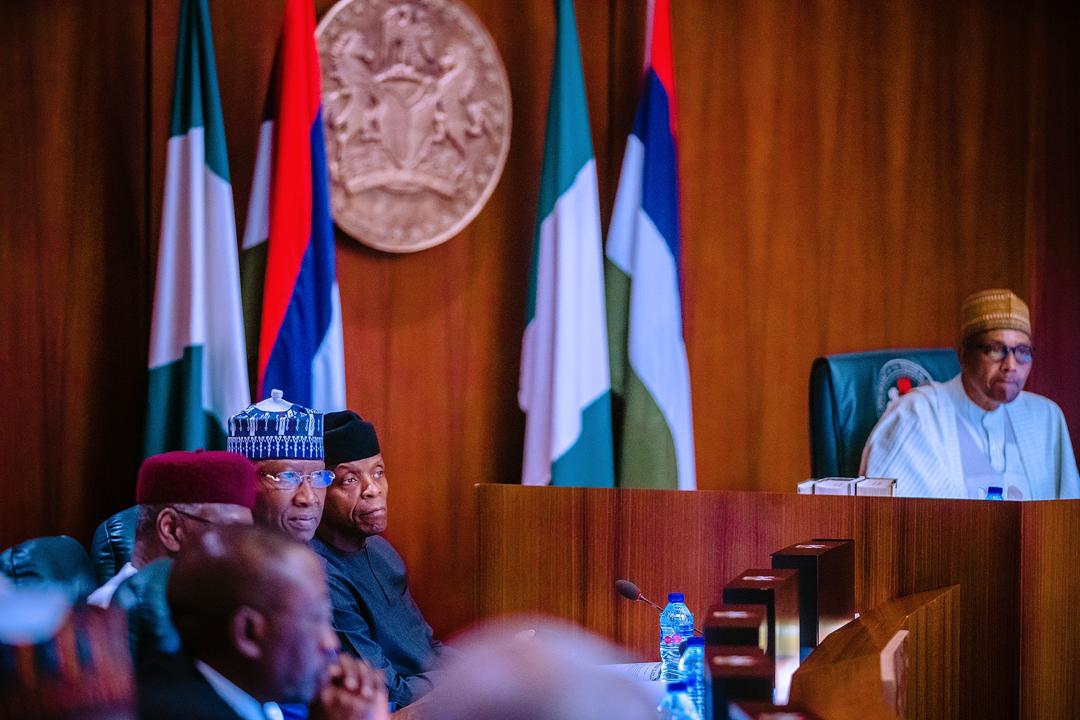 President Buhari Presides Over Federal Executive Council Meeting & Swears In National Assembly Service Commission Members On 26/02/2020