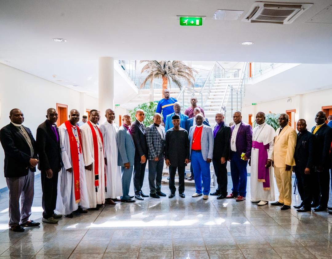 VP Osinbajo Receives In Audience Arewa Pastors Forum For Peace On 03/02/2020