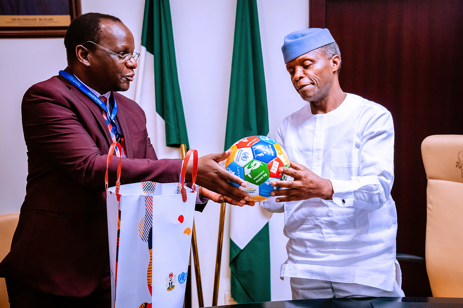 VP Osinbajo, On Behalf Of President Buhari, Receives Members Of The Joint UN Programming Mission On Non-Communicable Diseases & Tuberculosis On 28/02/2020