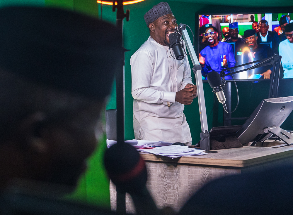 VP Osinbajo Features On Brekete Family Reality Radio Talk Program Interacting With Anchor Ahmad Isah, Studio Audience And Callers, Abuja On 29/10/2018