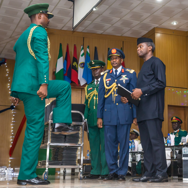 Ag President Osinbajo Attends Graduation Ceremony Of Nigerian Armed Forces Command & Staff College, Senior Course 39 in Jaji, Kaduna On 23/06/2017