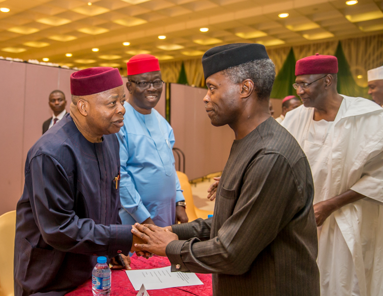 Ag President Osinbajo Consults With Leaders Of Thought From Southeast Nigeria On 13/06/2017