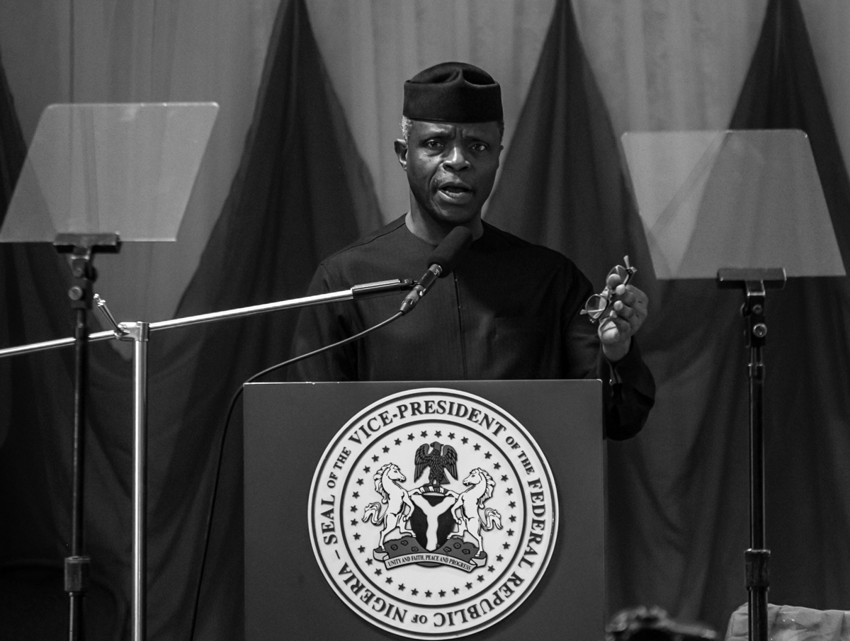 VP Osinbajo declares Open the End of the Year State House Press Corps Seminar, Abuja, On 18/12/2017