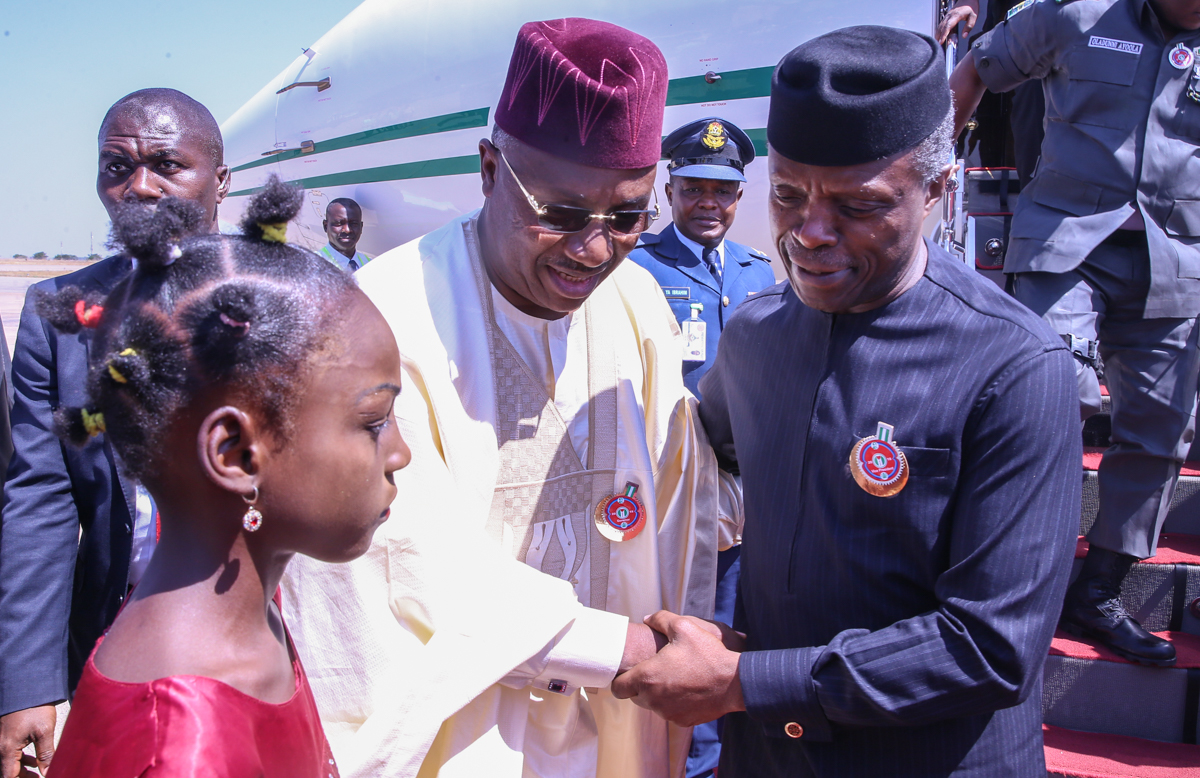 VP Osinbajo Visits Adamawa State, Condoles Victims of the Recent Communal Violence in Numan, Dong and Other Communities On 5/12/2017