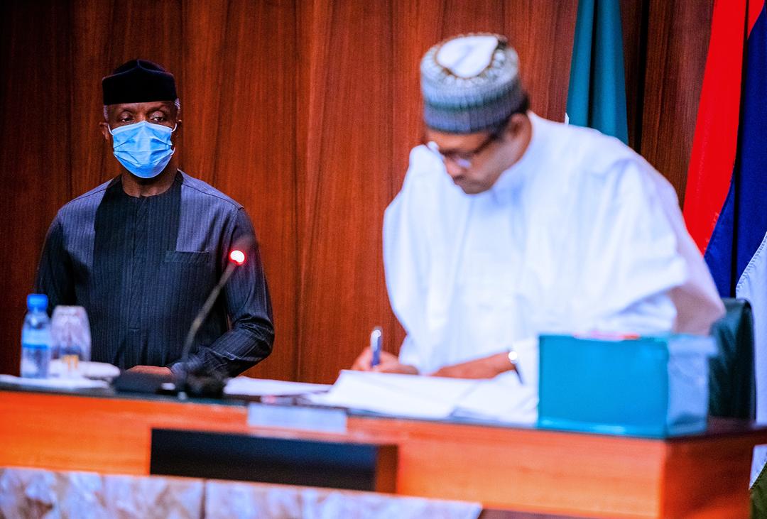 President Buhari Signs Into Law, Revised N10.8Trillion Budget For Year 2020 On 10/07/2020