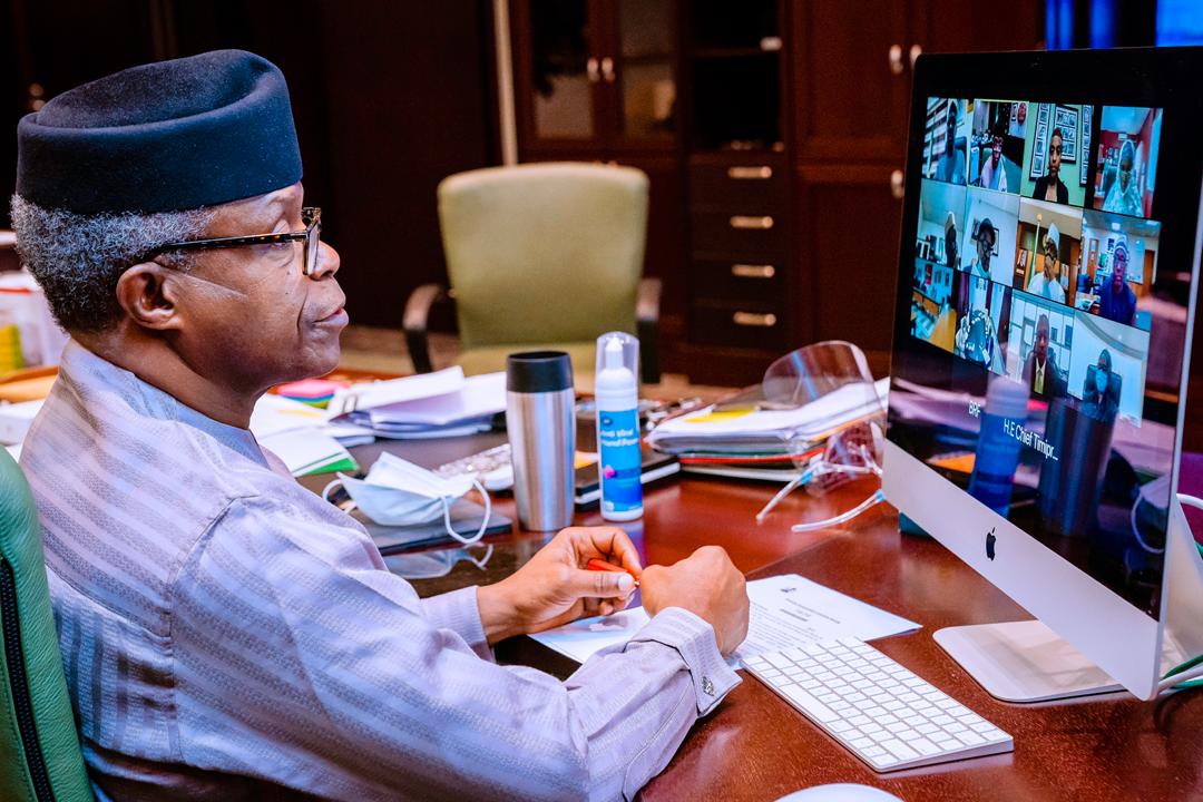 VP Osinbajo Meets With Economic Sustainability Committee On Implementation Of ESP On 07/07/2020